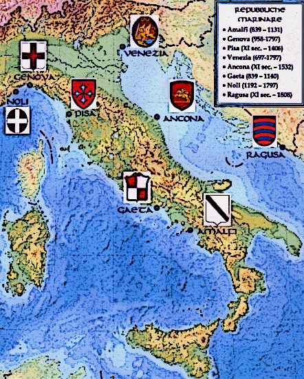 Map Of Medieval Italy Best Medieval Towns In Italy