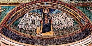 Holy Roman Architecture 5 Pre Romanesque Art Medieval Art Mosaic Sm Domnica