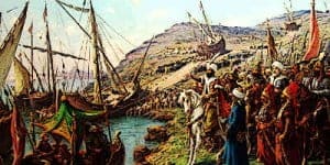 Medieval Battles Timeline 8 Battle during Siege of Constantinople Theodosian Walls Golden Horn harbour