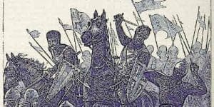 Medieval Battles Timeline 25 The charge Antony Bek Bishop Durham Battle of Falkirk Middle Ages