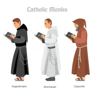 catholic-monks-Augustinians-Domiican-Capuchin