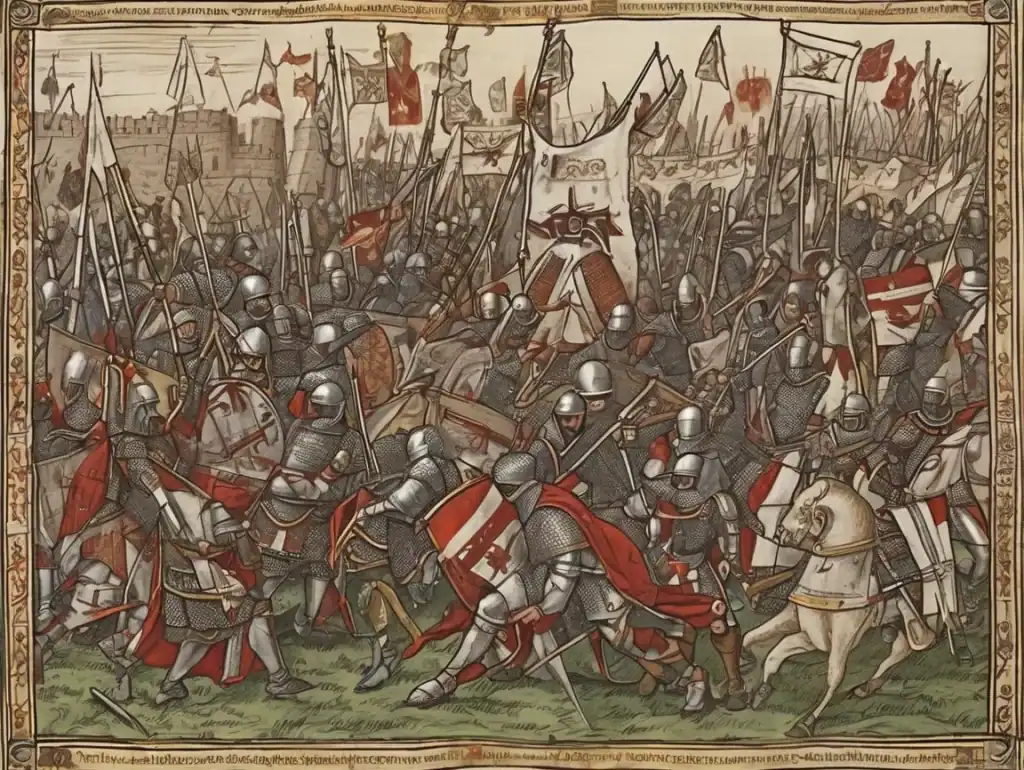 Medieval Knights’ Rituals and Superstitions Before Battle 2 Medieval Battle Knights on Horseback