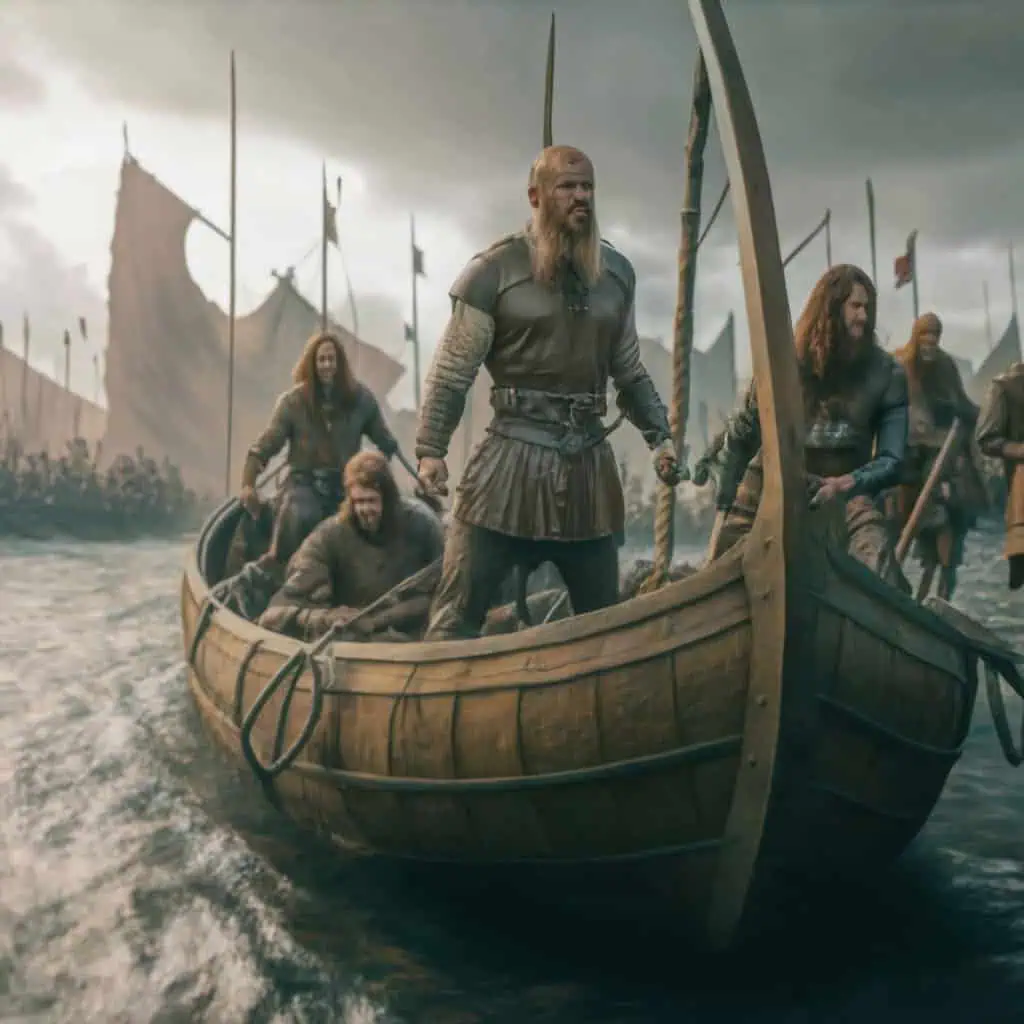 Battle of Edington took place in 878 AD 2 viking invasion on longboat