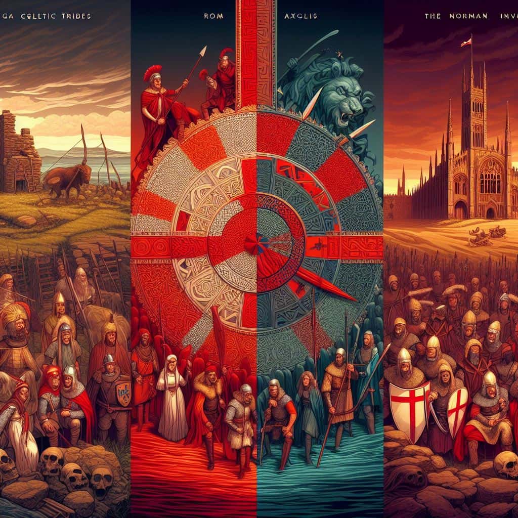 Britannia's Blend: Unraveling the Anglo-Saxon and Norman Threads of 