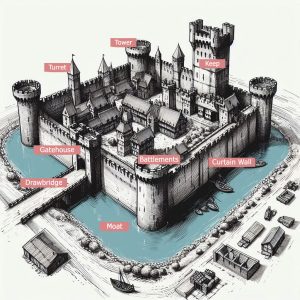 Medieval Castle Parts: Architecture, Structure, and Defense