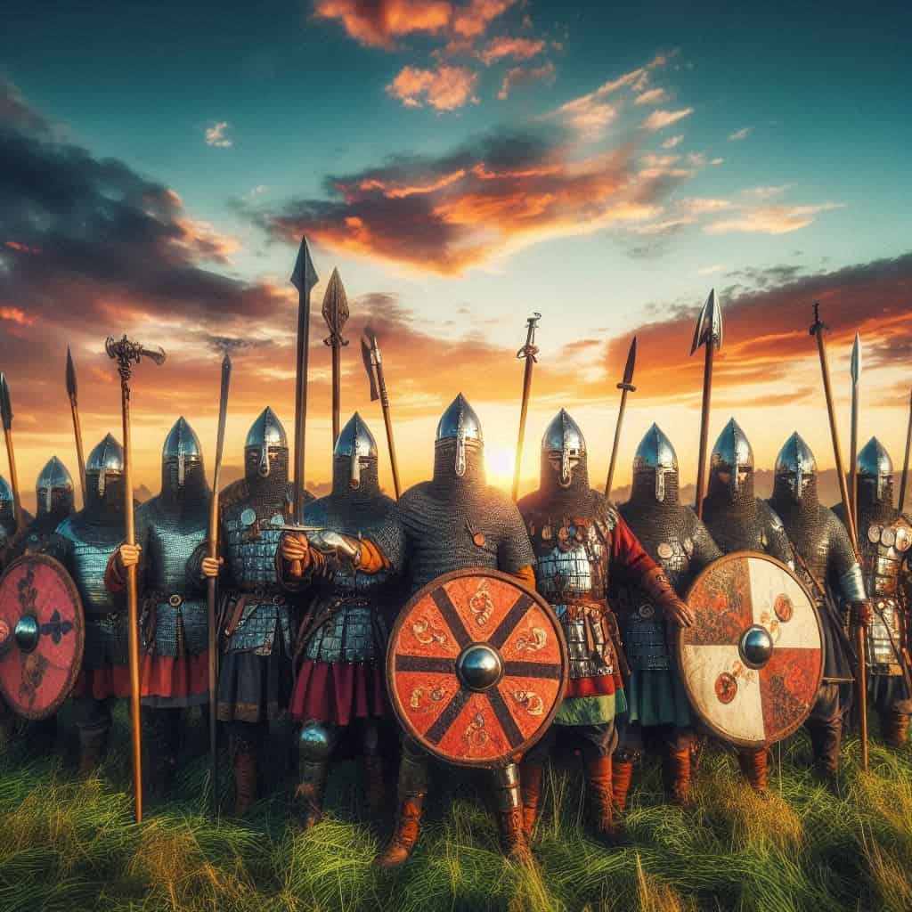 The Anglo-Saxons (410–1066): A Complete Guide to Early Medieval England 1 anglo saxon soldiers armour (2)