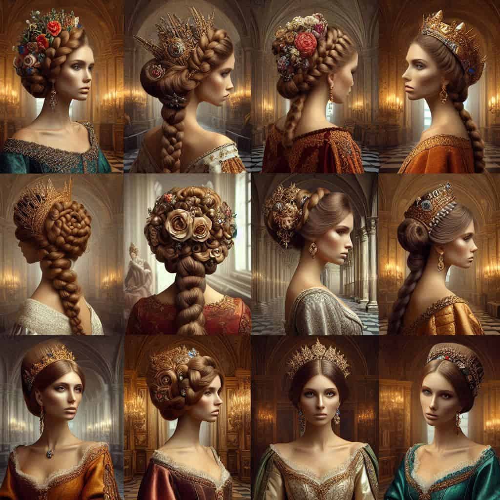 Medieval Hairstyles: Historical Hair & Headwear from Peasants to Nobility 1 Medieval women hairstyles.