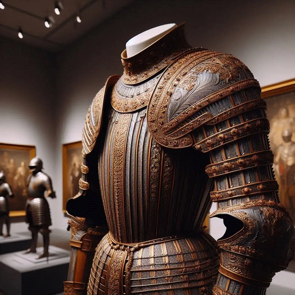 Lamellar Armour: Overlapping Scales of Medieval Defense 1 Lamellar armour made of overlapping scale plates, used by medieval and Eastern warriors for flexible battlefield protection.