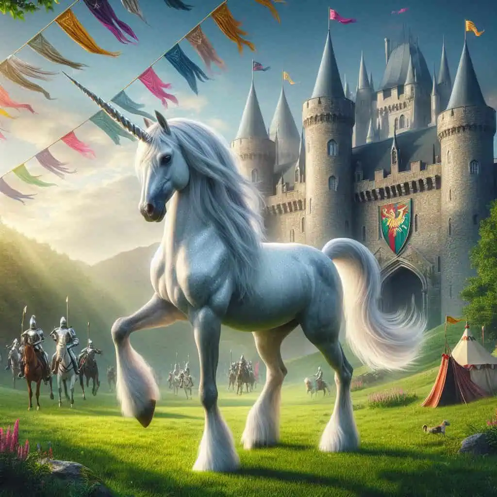 Legend of the Unicorn in Medieval Times – Myth, Symbolism, and Magic 3 Medieval illustration of a unicorn symbolizing purity and magic