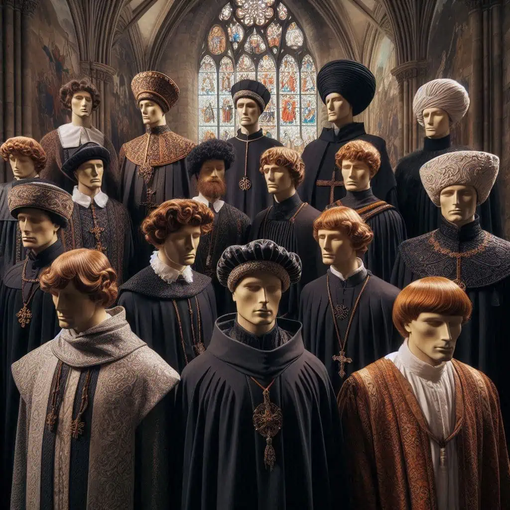 Medieval Hairstyles: Historical Hair & Headwear from Peasants to Nobility 31 medieval clergy hairstyles headwear (2)