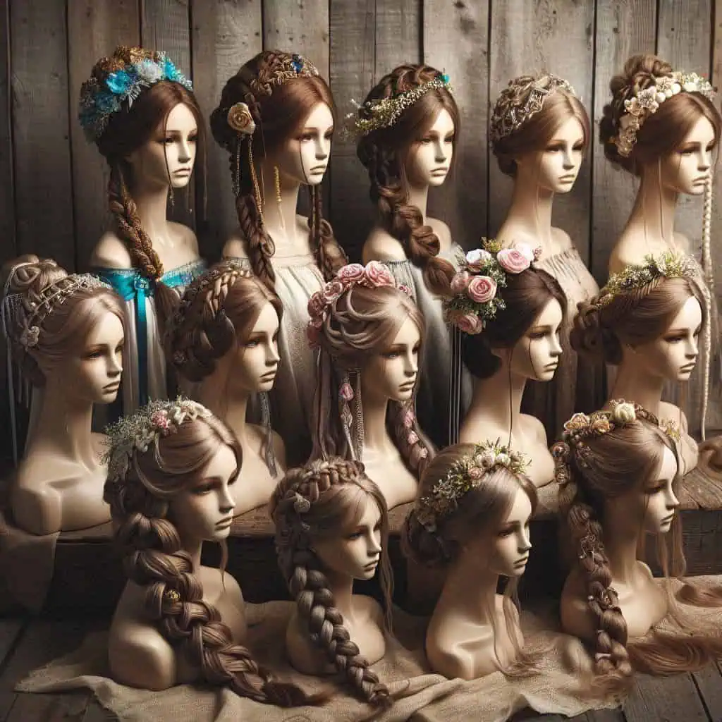 Medieval Hairstyles: Historical Hair & Headwear from Peasants to Nobility 35 medieval hairstyles mix (2)