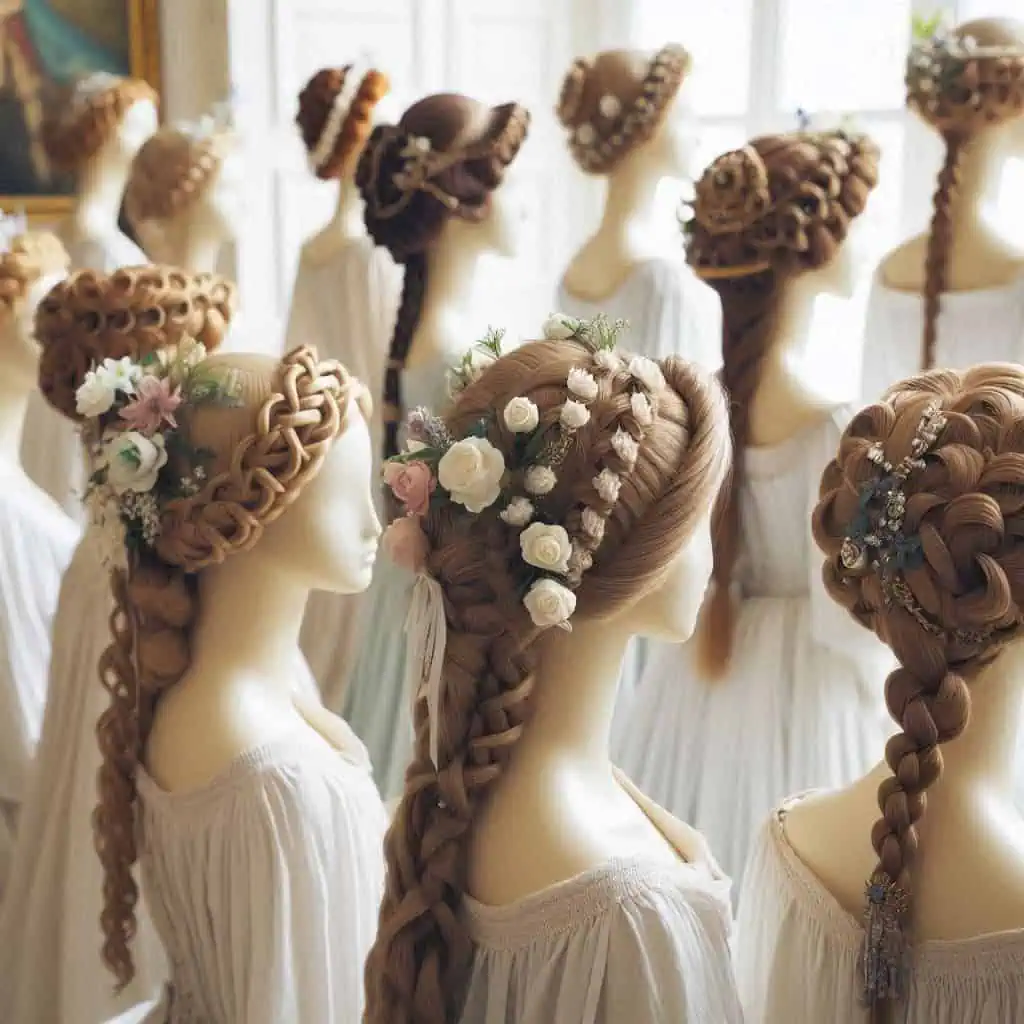 Medieval Hairstyles: Historical Hair & Headwear from Peasants to Nobility 41 medieval hairstyles mix (8)