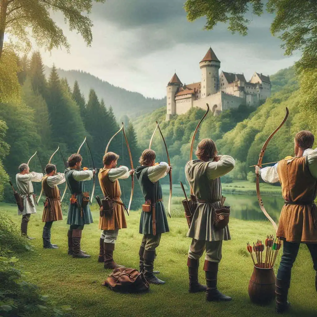 Medieval Bowyer: The Skilled Craftsman Behind the War Bow 9 medieval longbowmen (4)