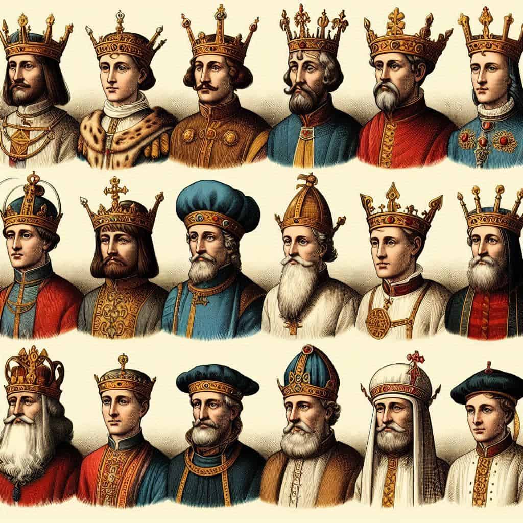 Medieval Hairstyles: Historical Hair & Headwear from Peasants to Nobility 27 medieval nobility lords hairstyles headwear (2)