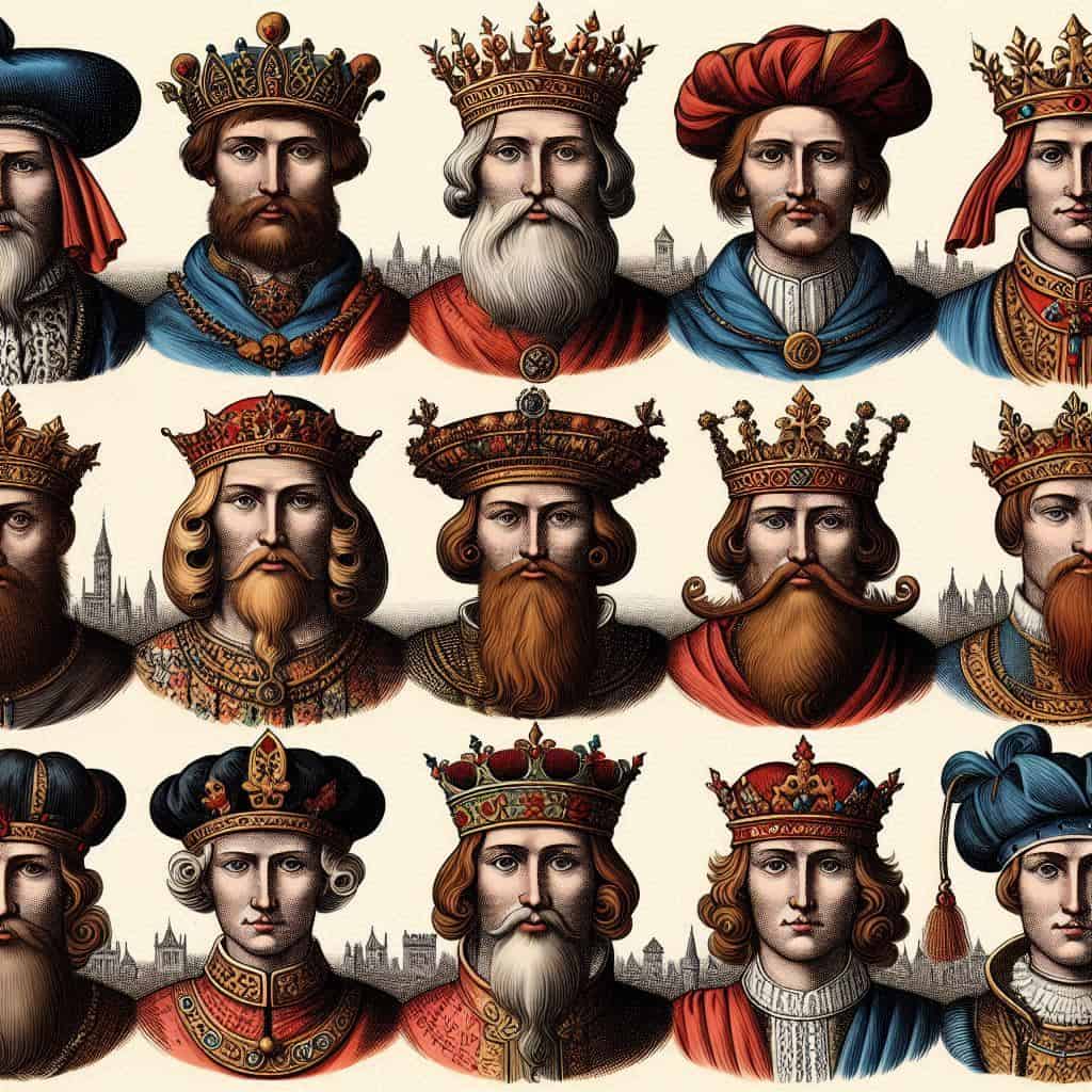 Medieval Hairstyles: Historical Hair & Headwear from Peasants to Nobility 28 medieval nobility lords hairstyles headwear (3)