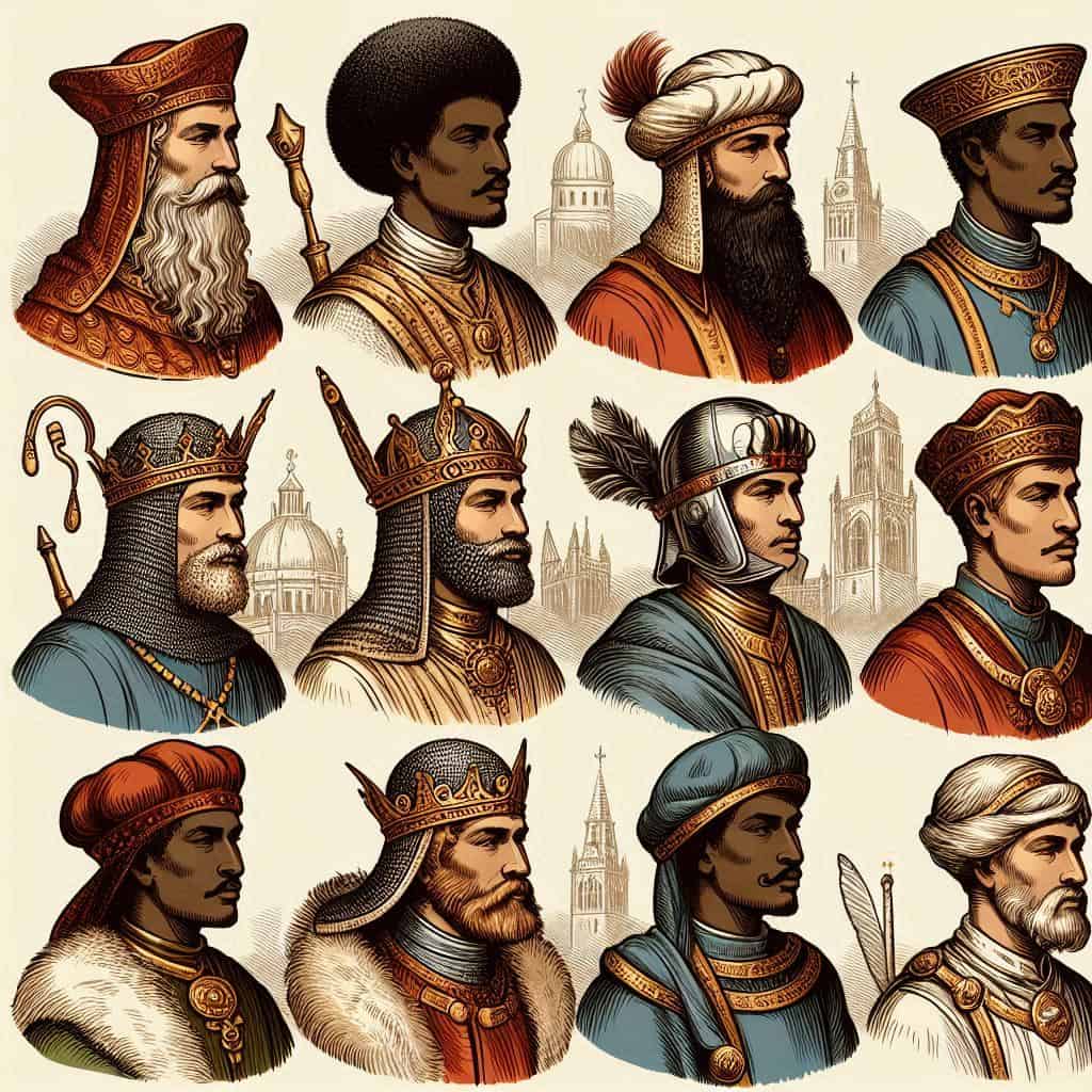Medieval Hairstyles: Historical Hair & Headwear from Peasants to Nobility 29 medieval nobility lords hairstyles headwear (4)