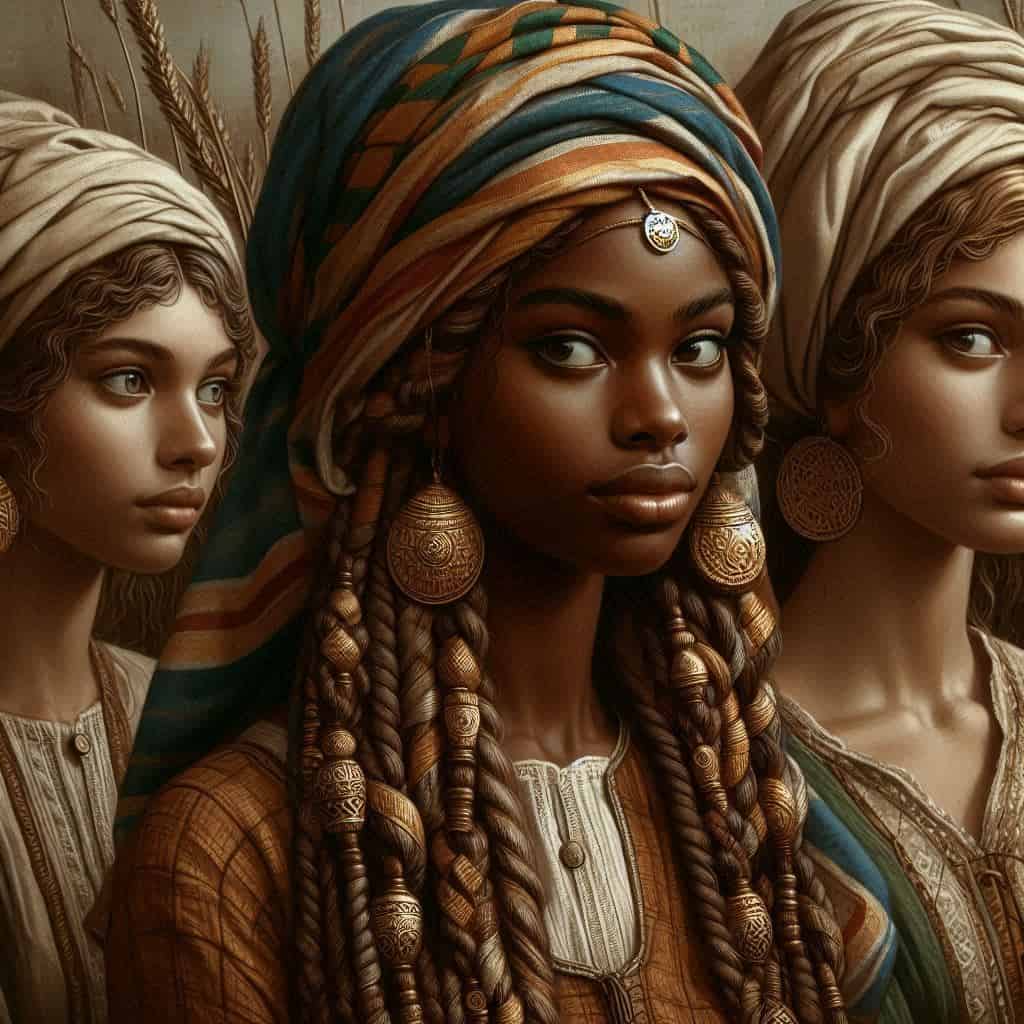 200+ Medieval Hairstyles: Historical Hair & Headwear from Peasants to Nobility 21 medieval peasant girls hairstyles headwear (3)