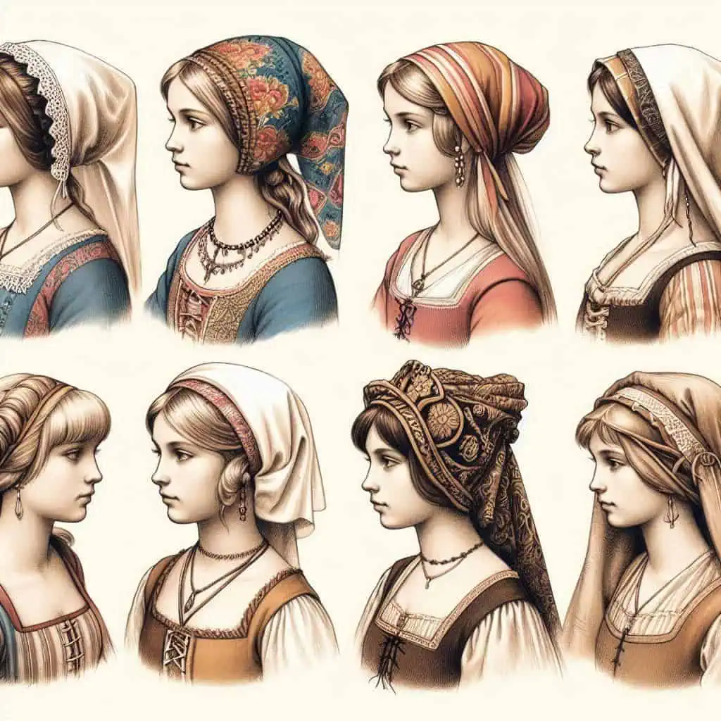 Medieval Hairstyles: Historical Hair & Headwear from Peasants to Nobility 19 medieval peasant girls hairstyles headwear