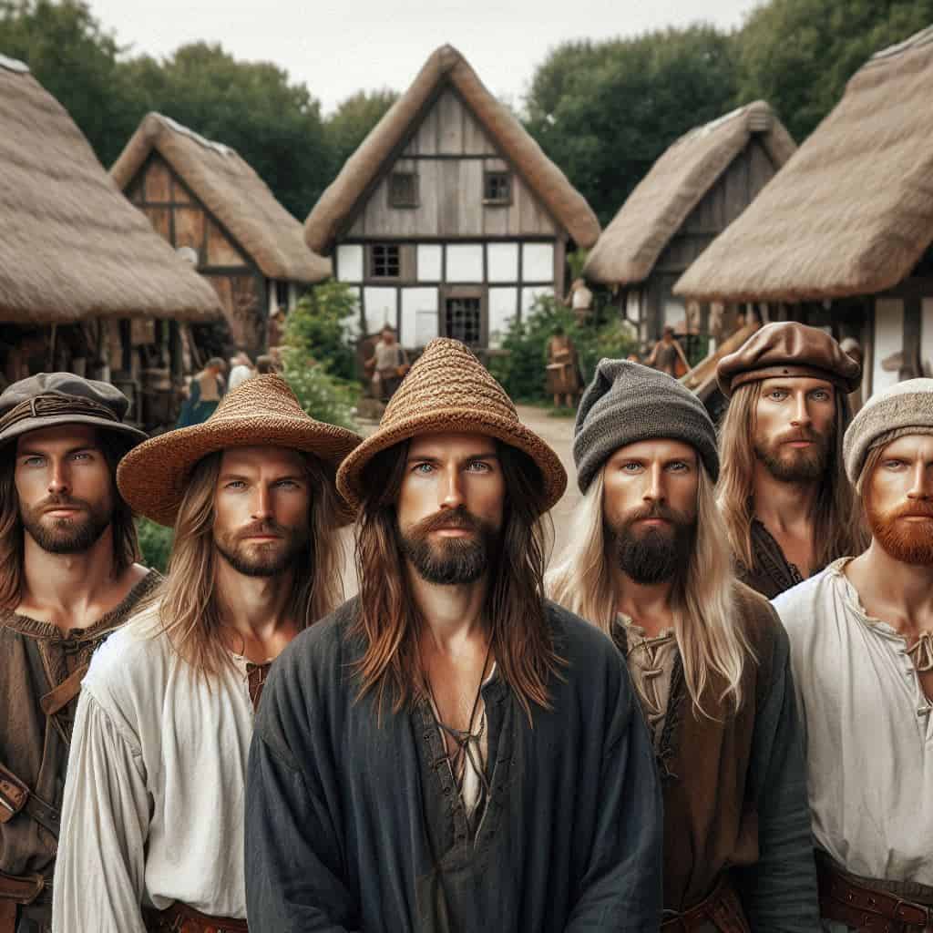 200+ Medieval Hairstyles: Historical Hair & Headwear from Peasants to Nobility 12 medieval peasant men hairstyles headwear