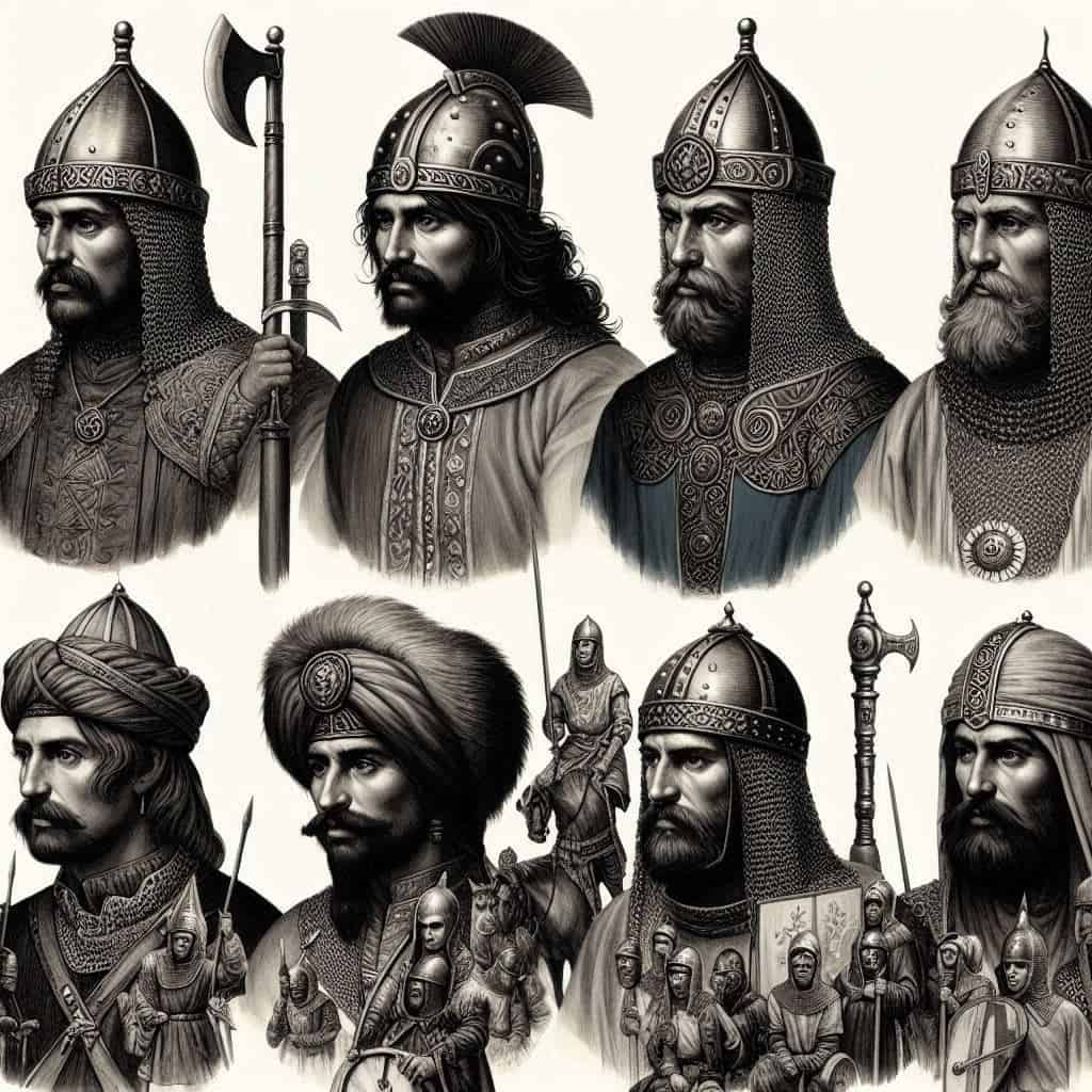 Medieval Hairstyles: Historical Hair & Headwear from Peasants to Nobility 25 medieval warriors knights hairstyles headwear (4)