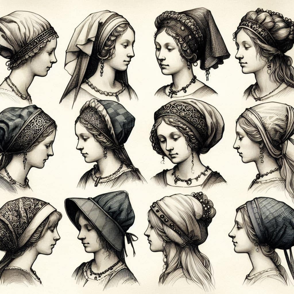 200+ Medieval Hairstyles: Historical Hair & Headwear from Peasants to Nobility 7 medieval women peasants hairstyles headwear (4)