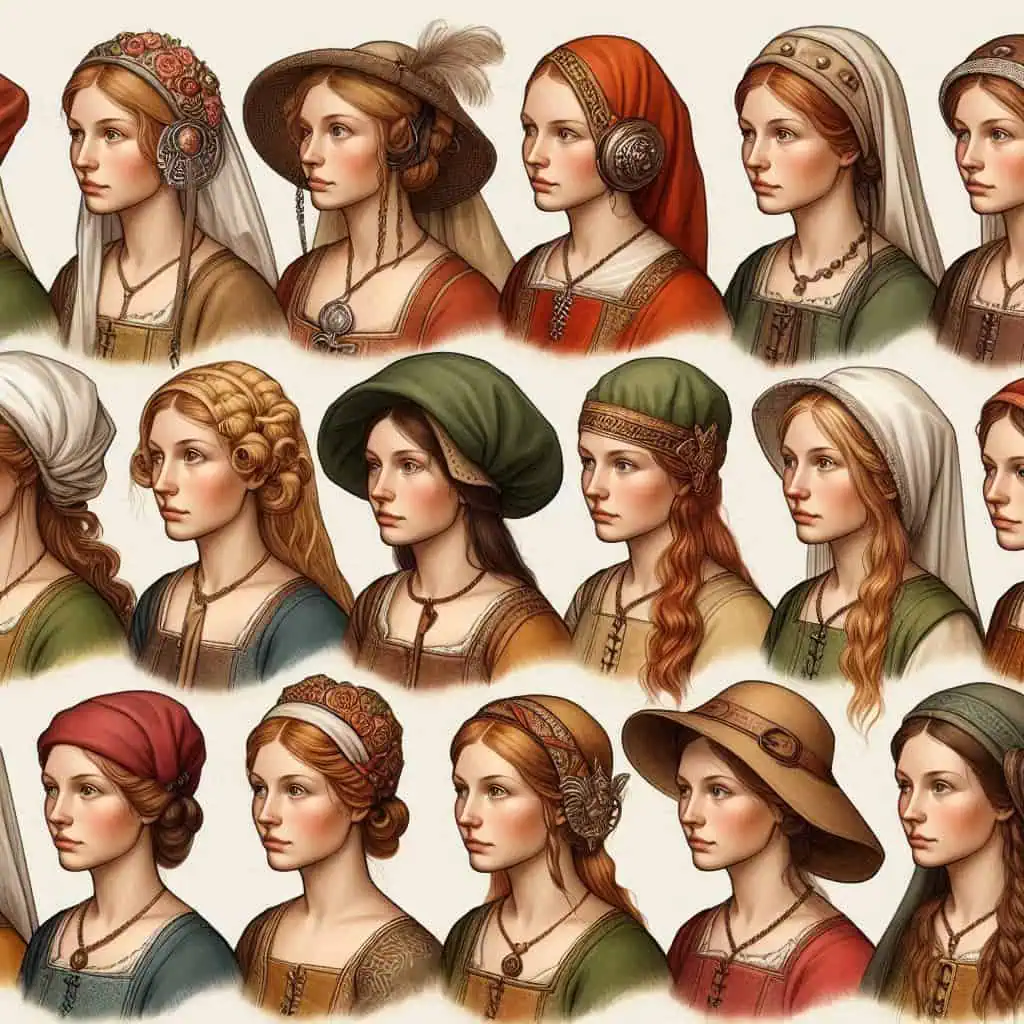 Medieval Hairstyles: Historical Hair & Headwear from Peasants to Nobility 8 medieval women peasants hairstyles headwear