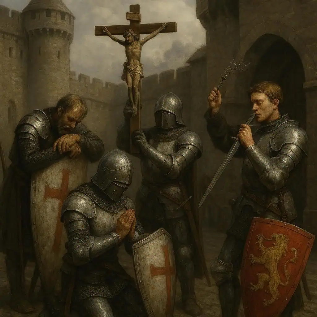 Courtly Love often took place in a Garden Setting