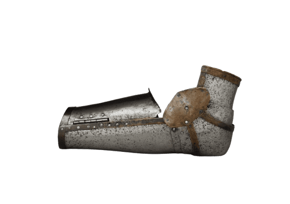 Knightly Protection: How Medieval Armour Safeguarded Warriors 6 Left Arm Defense Vambrace medieval armor parts