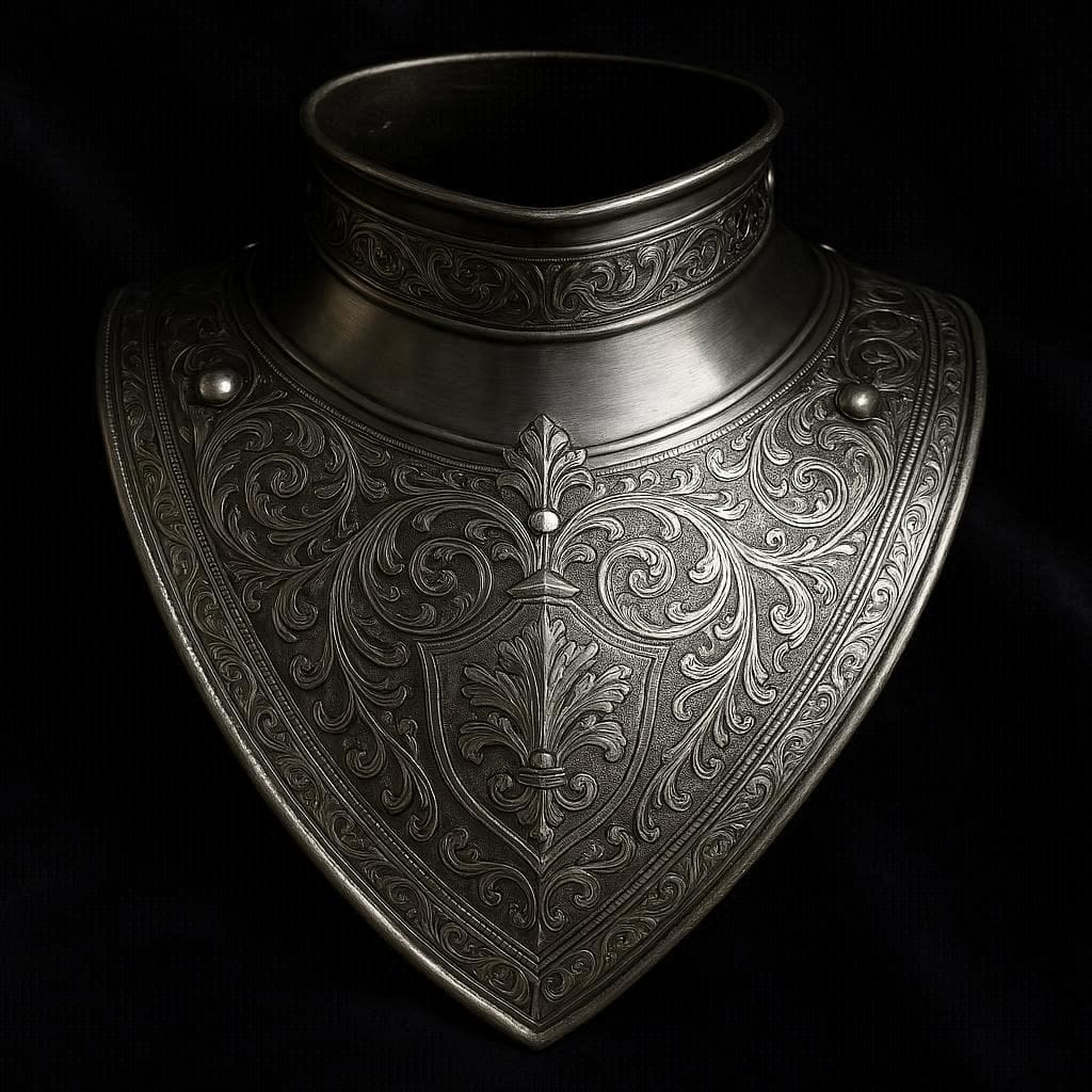 Knightly Protection: How Medieval Armour Safeguarded Warriors 3 gorget medieval armour parts