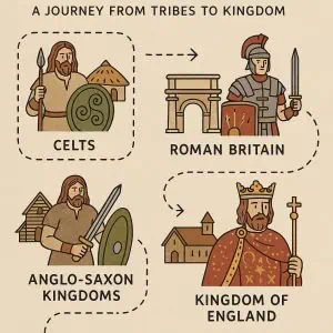 how was medieval england created infographic