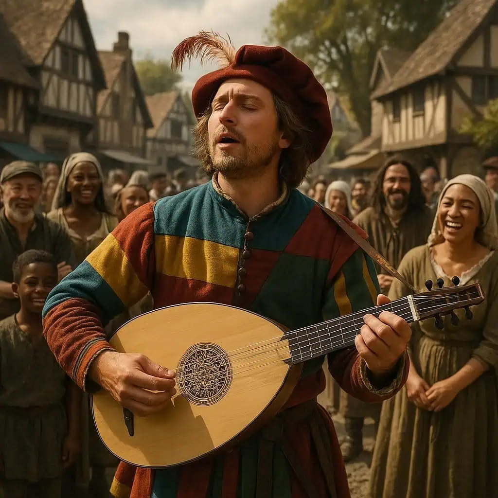 Discover Early Medieval Music: Sacred & Secular Tunes of the Middle Ages 1 medieval bard medieval music