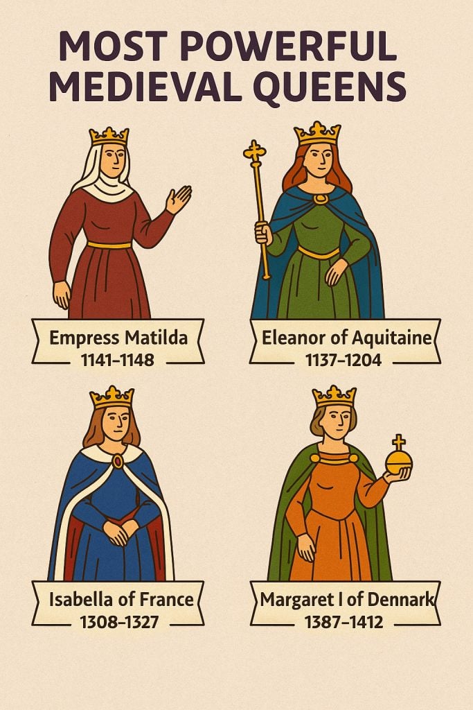 Medieval Queens: Roles and Influence 1 Most Powerful Medieval Queens