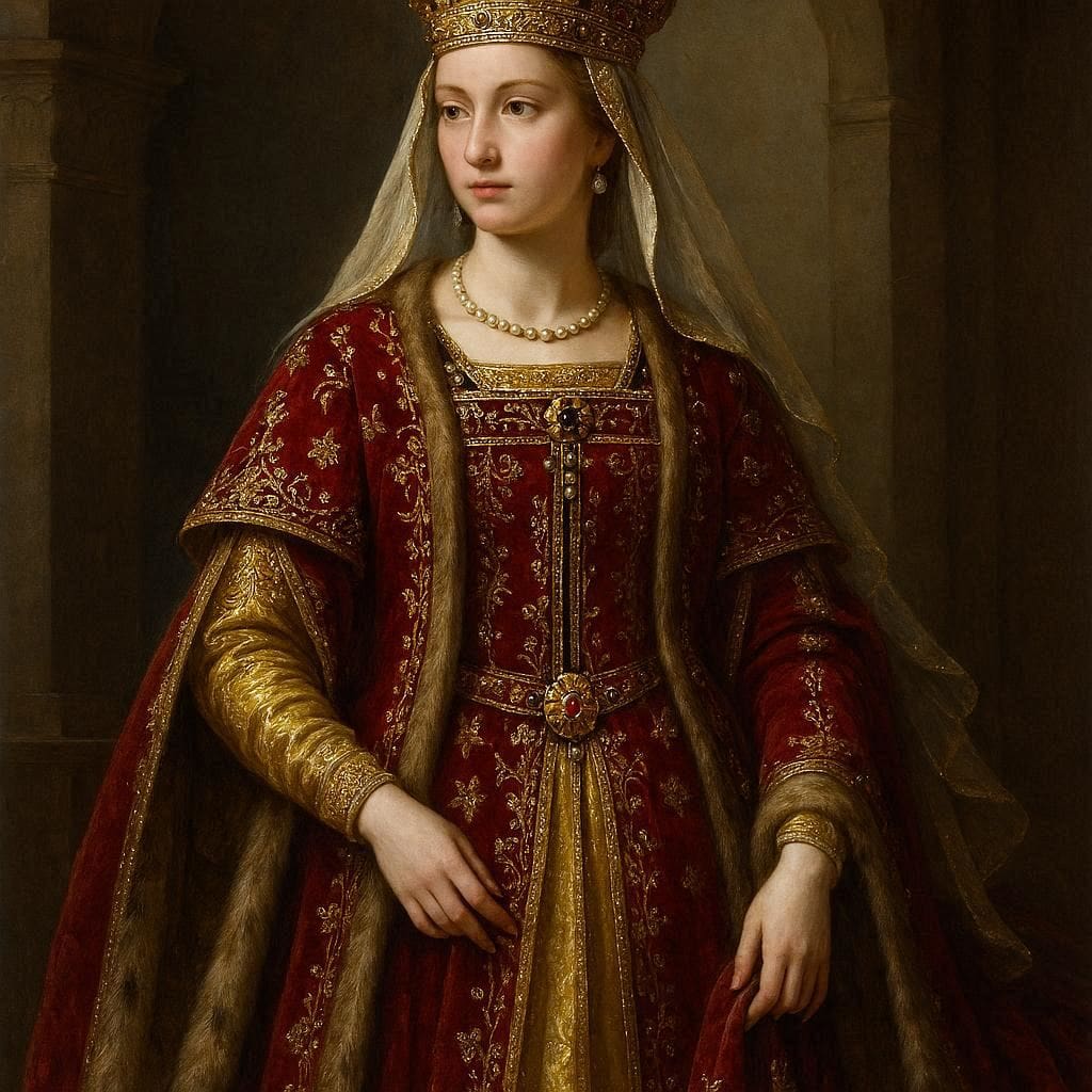 Royal Clothing in the Medieval Period: What Kings, Queens, Princes & Princesses Really Wore 4 clothing of a medieval queen Long silk gowns lined with fur Velvet overgowns decorated with pearls, gold thread, and gemstones