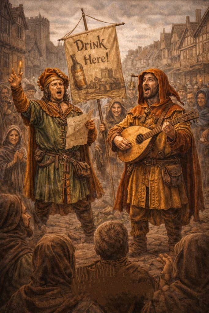 Bizarre Medieval Jobs That Actually Existed 21 Occupational Singers and Street Promoters strange medieval jobs
