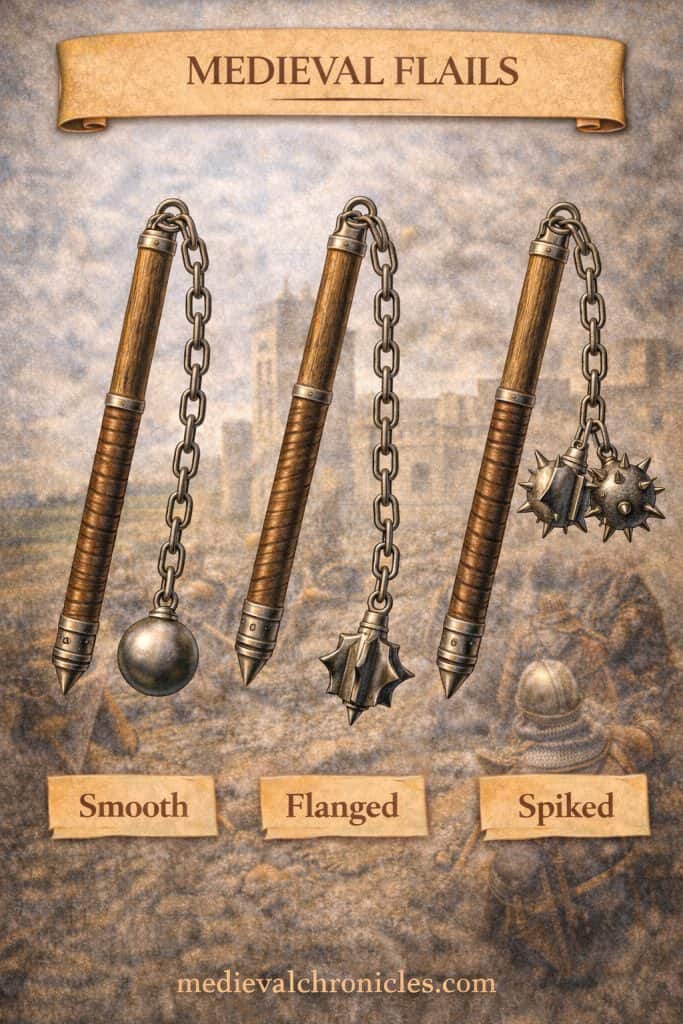 Blunt Weapons in Medieval Warfare: Power Against Armour 4 flails medieval blunt weapons