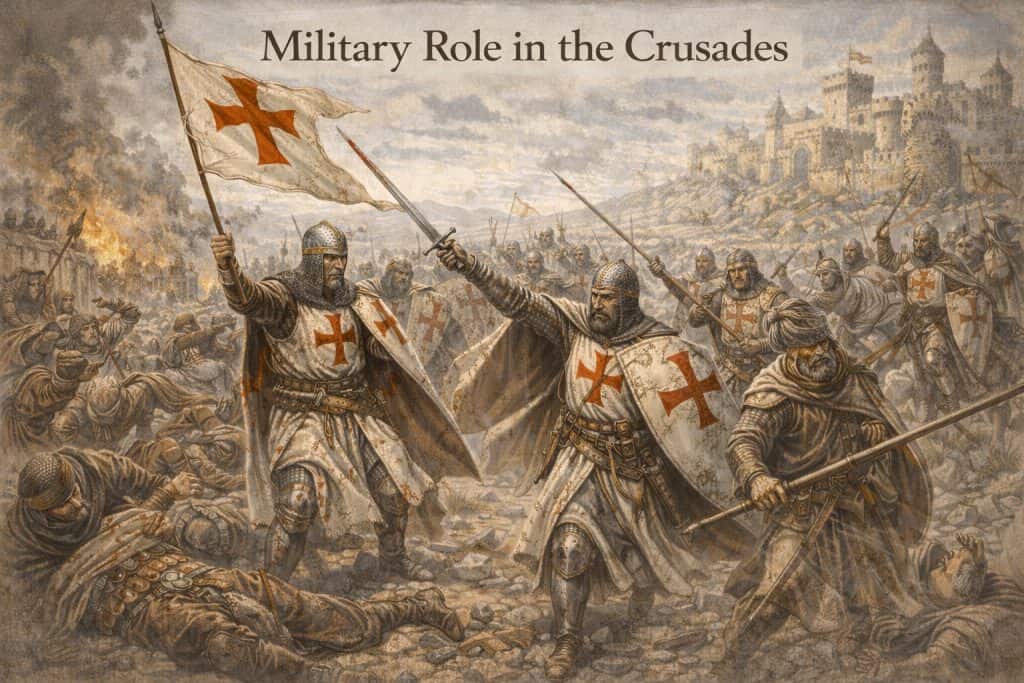knights templar in crusades battle