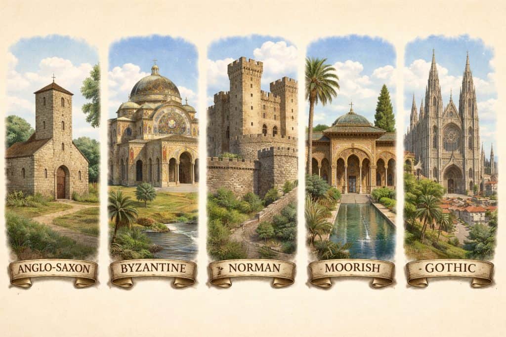 Medieval Architecture History 3 5 medieval architectural styles