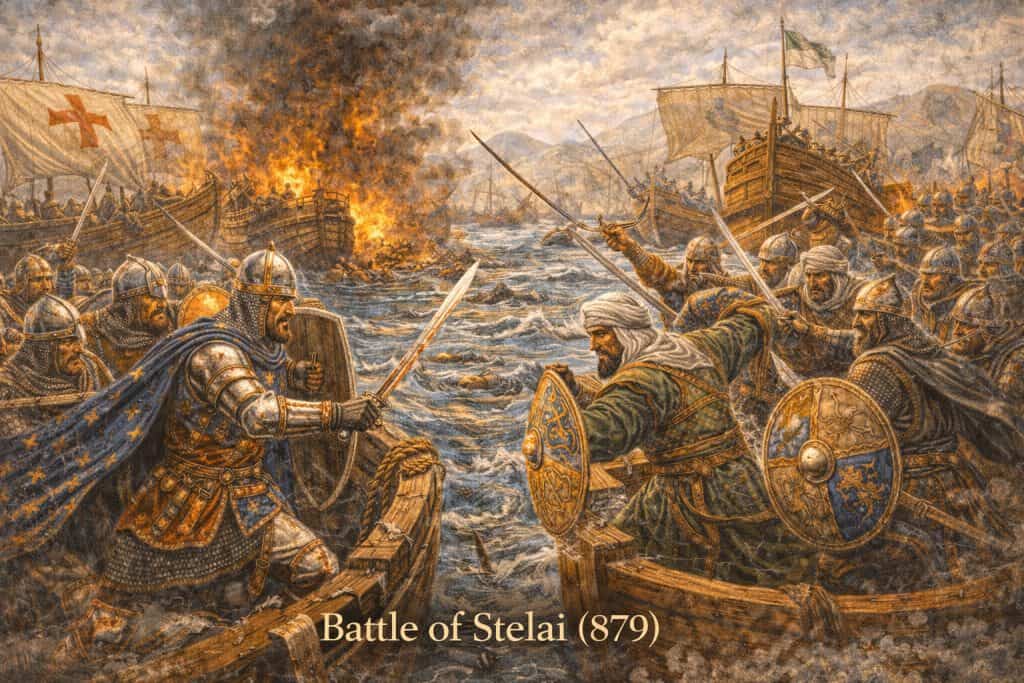 Battle of Stelai (879)