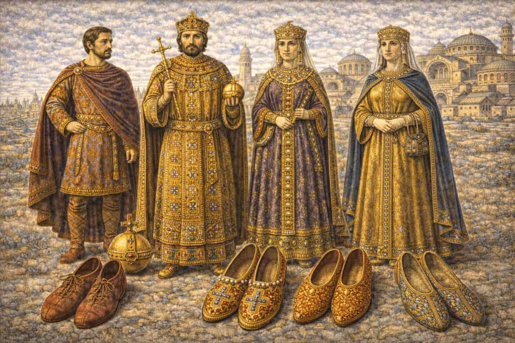 Byzantine Clothing: Fashion, Fabrics, Shoes, and Imperial Dress in the Byzantine Empire 1 byzantine royalty clothing