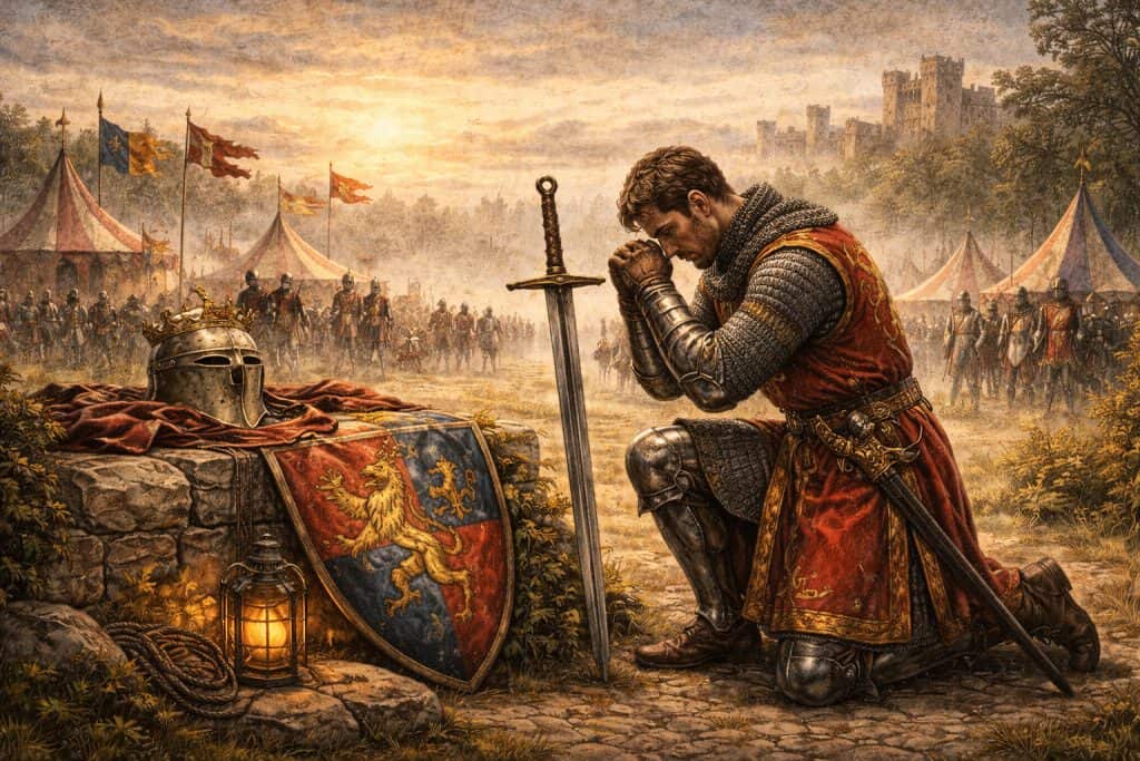 Medieval Knights’ Rituals and Superstitions Before Battle 2 knight prayers before battle