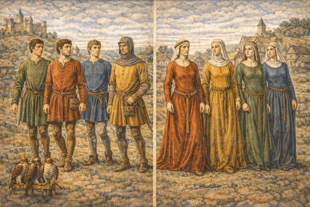10 Essential Medieval Clothing Items Worn in the Middle Ages 1 medieval tunics