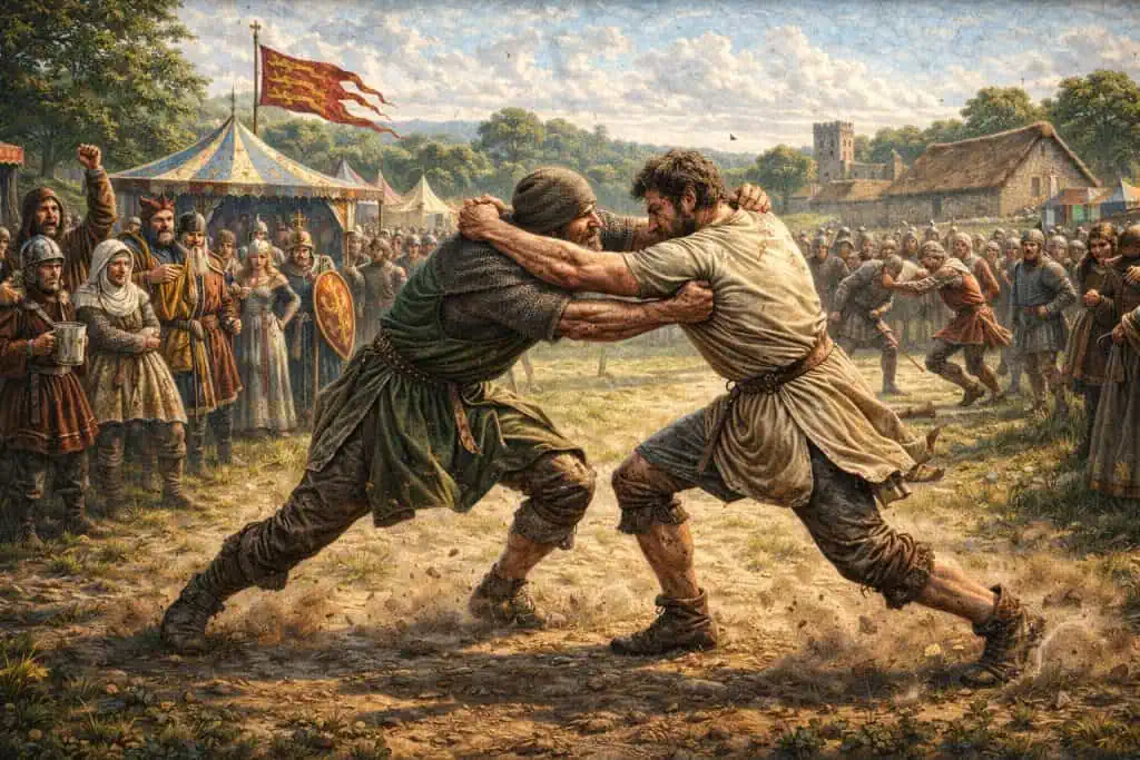 Medieval Fighting Games: Tournaments, Jousting, Archery, Wrestling & Combat Sports 6 medieval wrestling games
