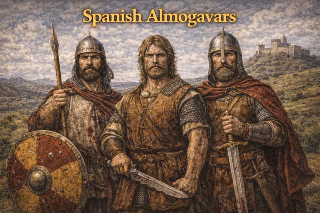 Medieval Foot Soldiers: The Backbone of Warfare in the Middle Ages 7 Spanish Almogavars in rugged landscape